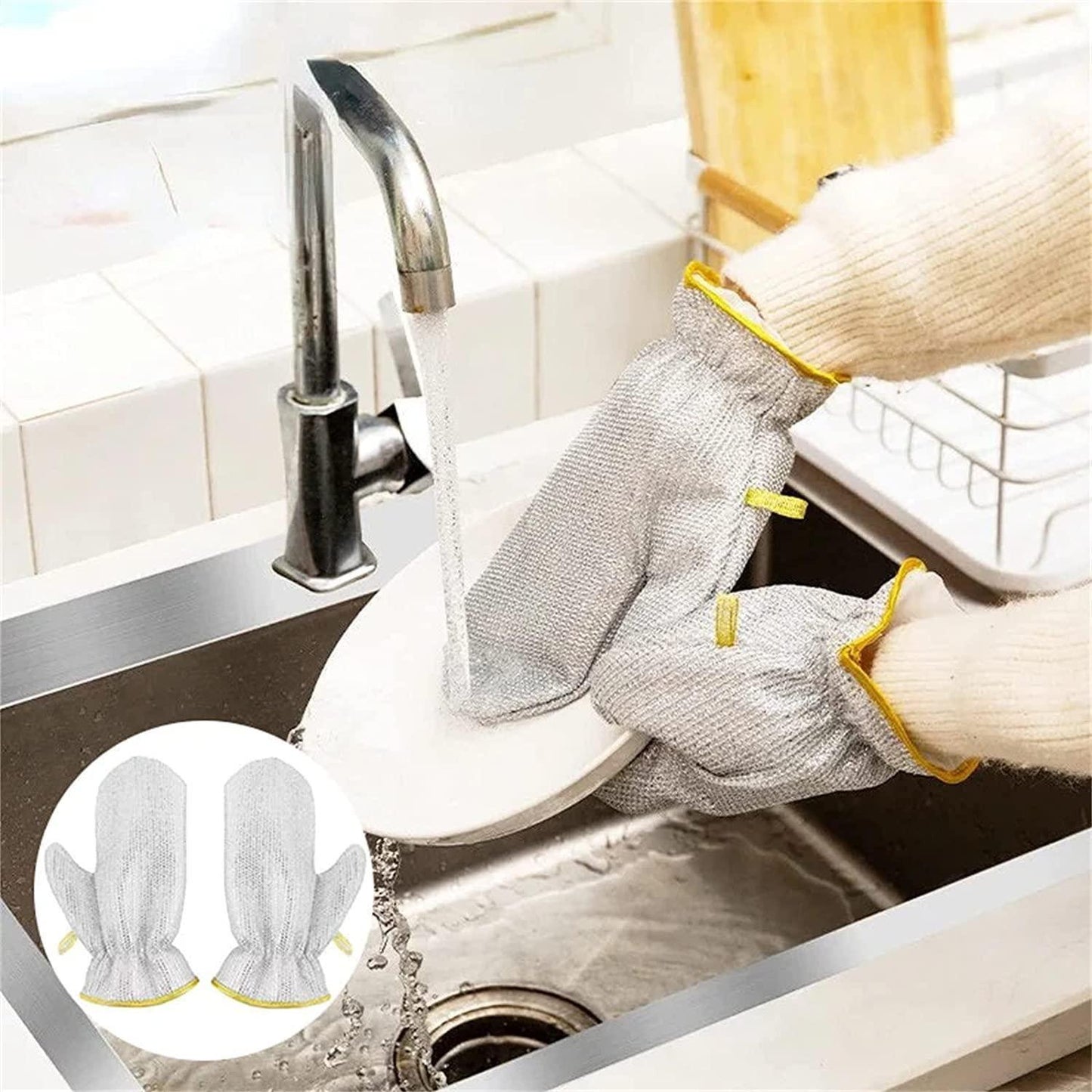 EcoScrub™ Bamboo Fiber Gloves